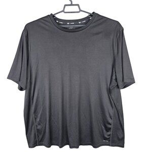 Mens Tek Gear Black DryTek T Shirt Short Sleeve Crewneck Polyester Size 4XL